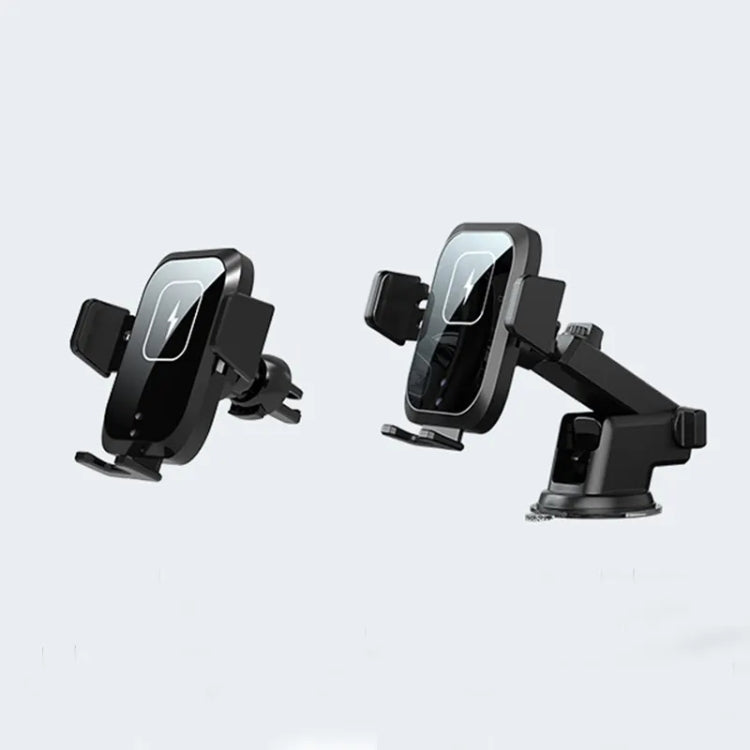 X11 Three Axle Linkage 15W Smart Touch Automatic Retractable Clip Fast Charging Wireless Car Chargers, Specification:Standard Configuration - Wireless Charger Holders by buy2fix | Online Shopping UK | buy2fix