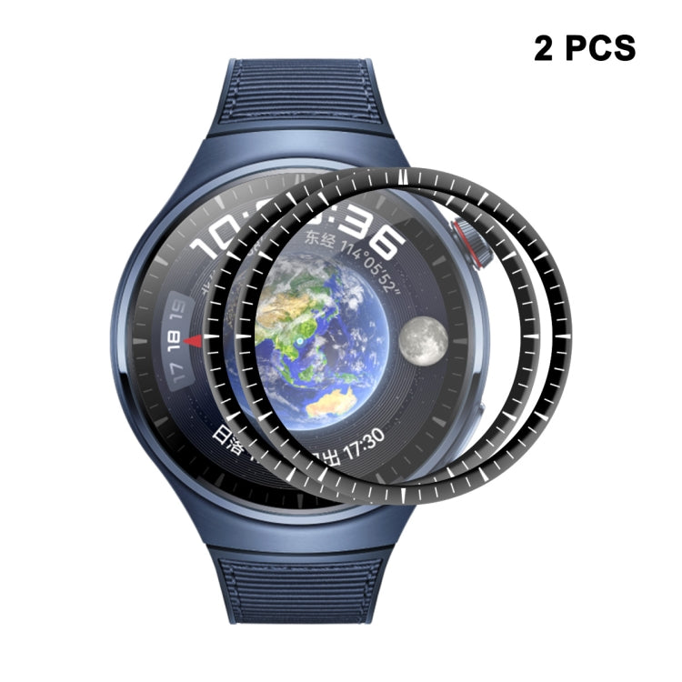 2pcs For Huawei Watch 4 Pro ENKAY 3D Full Coverage Soft PC Edge + PMMA HD Screen Protector Film - Screen Protector by ENKAY | Online Shopping UK | buy2fix