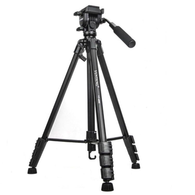 YUNTENG VCT-6006 Professional Hydraulic Head Aluminum Tripod - Tripods by buy2fix | Online Shopping UK | buy2fix