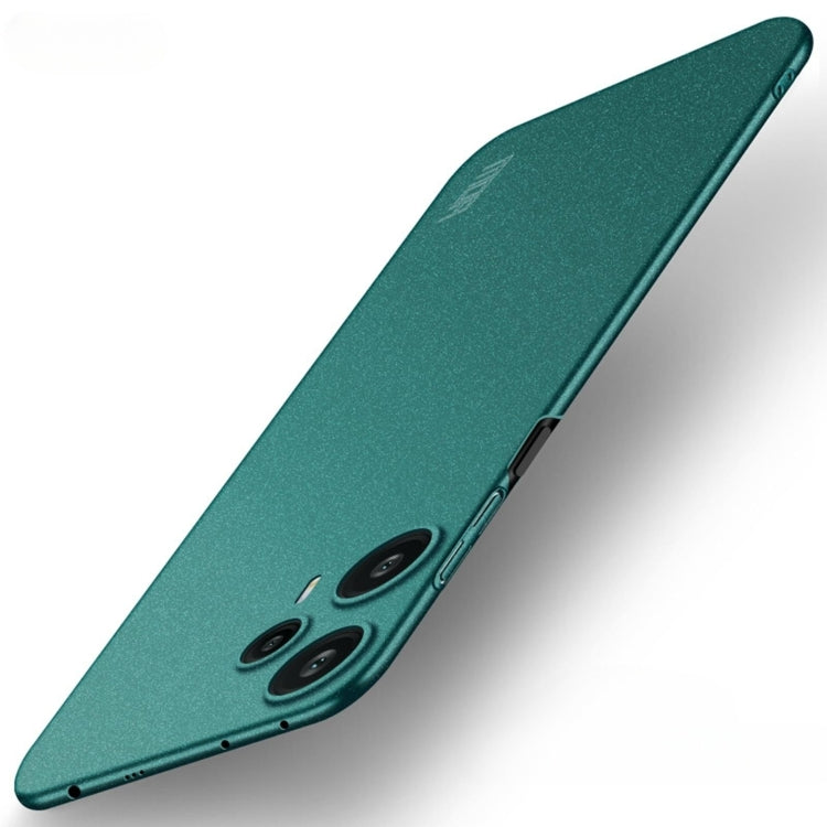 For Xiaomi Redmi Note 12 Turbo MOFI Fandun Series Frosted PC Ultra-thin All-inclusive Phone Case(Green) - Xiaomi Cases by MOFI | Online Shopping UK | buy2fix