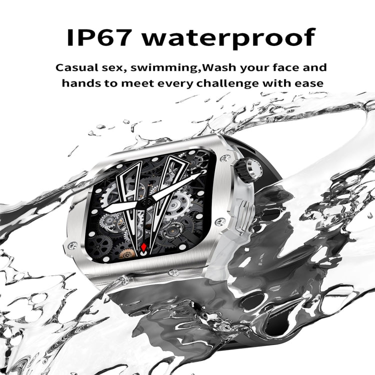 AK55 1.91 inch IP67 Waterproof Color Screen Smart Watch,Support Heart Rate / Blood Pressure / Blood Oxygen Monitoring(Gold) - Smart Watches by buy2fix | Online Shopping UK | buy2fix