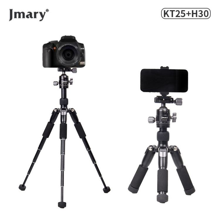 JMARY KT25+H30 For Selfie Live Streaming Lightweight Portable Desktop Mini Tripod Set - Tripods by Jmary | Online Shopping UK | buy2fix