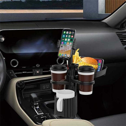 A06 Multifunctional Car Cup Mug Bottle Holder Mobile Phone Mount Stand Food Snack Tray Table(Green) - Car Drink Holders by buy2fix | Online Shopping UK | buy2fix