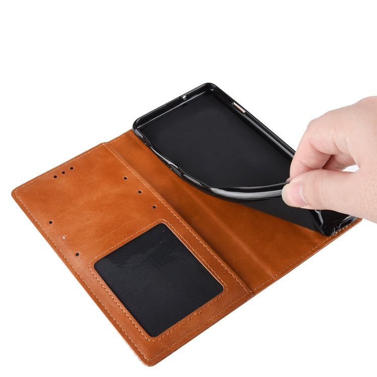 For Xiaomi Redmi Note 8 Magnetic Buckle Retro Crazy Horse Texture Horizontal Flip Leather Case  , with Holder & Card Slots & Photo Frame(Black) - Xiaomi Cases by buy2fix | Online Shopping UK | buy2fix