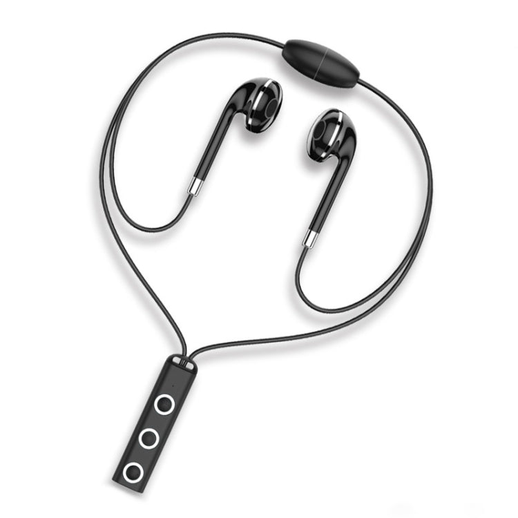 BT313 Magnetic Earbuds Sport Wireless Headphone Handsfree bluetooth HD Stereo Bass Headsets with Mic(Black) - Sport Earphone by buy2fix | Online Shopping UK | buy2fix