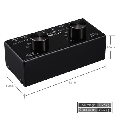 B026 6 Input 2 Output Or 2 Input 6 Output Audio Signal Source Selection Switcher RCA Port -  by buy2fix | Online Shopping UK | buy2fix