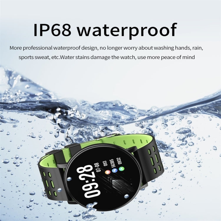 119plus 1.3inch IPS Color Screen Smart Watch IP68 Waterproof,Support Call Reminder /Heart Rate Monitoring/Blood Pressure Monitoring/Blood Oxygen Monitoring(Blue) - Smart Wear by buy2fix | Online Shopping UK | buy2fix