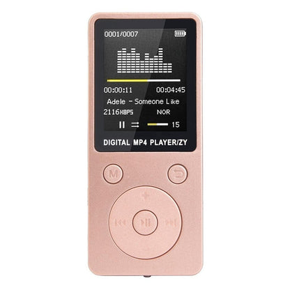 Portable MP4 Lossless Sound Music Player FM Recorder Walkman Player Mini Support Music, Radio, Recording, MP3, TF Card, No Memory(Pink) - MP3 Player by buy2fix | Online Shopping UK | buy2fix