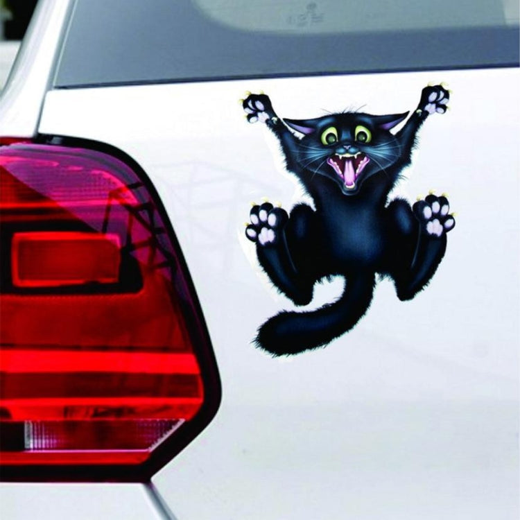 5 PCS Black Cat Pattern Halloween Car Sticker Decor - Decorative Sticker by buy2fix | Online Shopping UK | buy2fix