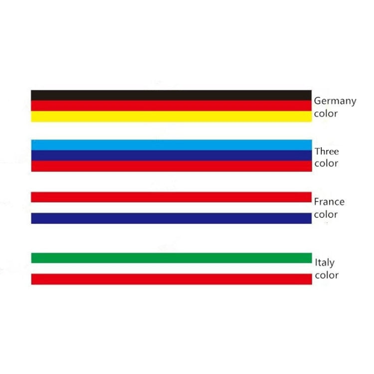 Flag Striped Car Hood Vinyl Sticker Body Decal(italy) - Decorative Sticker by buy2fix | Online Shopping UK | buy2fix