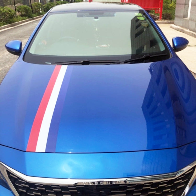 Flag Striped Car Hood Vinyl Sticker Body Decal(france) - Decorative Sticker by buy2fix | Online Shopping UK | buy2fix