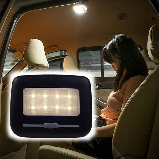 Car Interior Wireless Intelligent Electronic Products Car Reading Lighting Ceiling Lamp LED Night Light, Light Color:Yellow Light(Black) - Dome Lights by buy2fix | Online Shopping UK | buy2fix