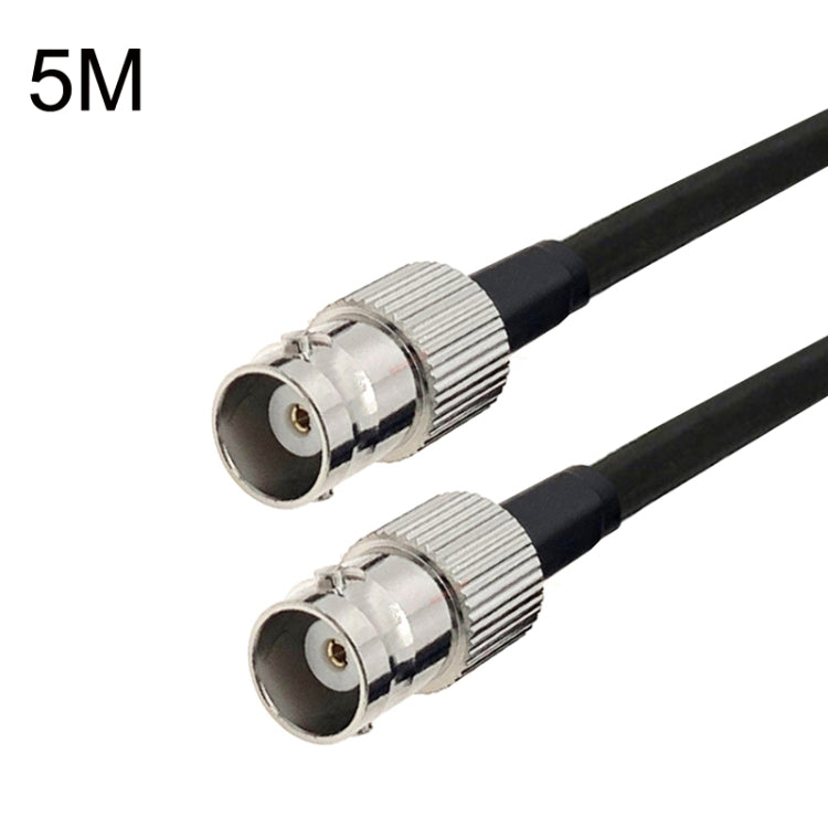 BNC Female To BNC Female RG58 Coaxial Adapter Cable, Cable Length:5m - Connectors by buy2fix | Online Shopping UK | buy2fix