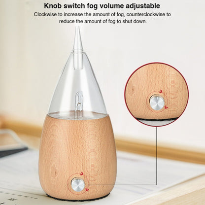 Waterless Diffuser Essential Oil Spray Wood Glass Aromatherapy Air Humidifier, Plug Type:AU Plug(Light Wood Grain) - Home & Garden by buy2fix | Online Shopping UK | buy2fix