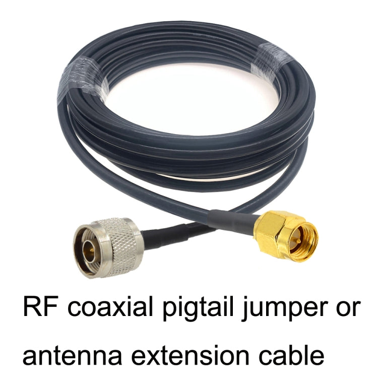 SMA Male to N Male RG58 Coaxial Adapter Cable, Cable Length:0.5m - Connectors by buy2fix | Online Shopping UK | buy2fix