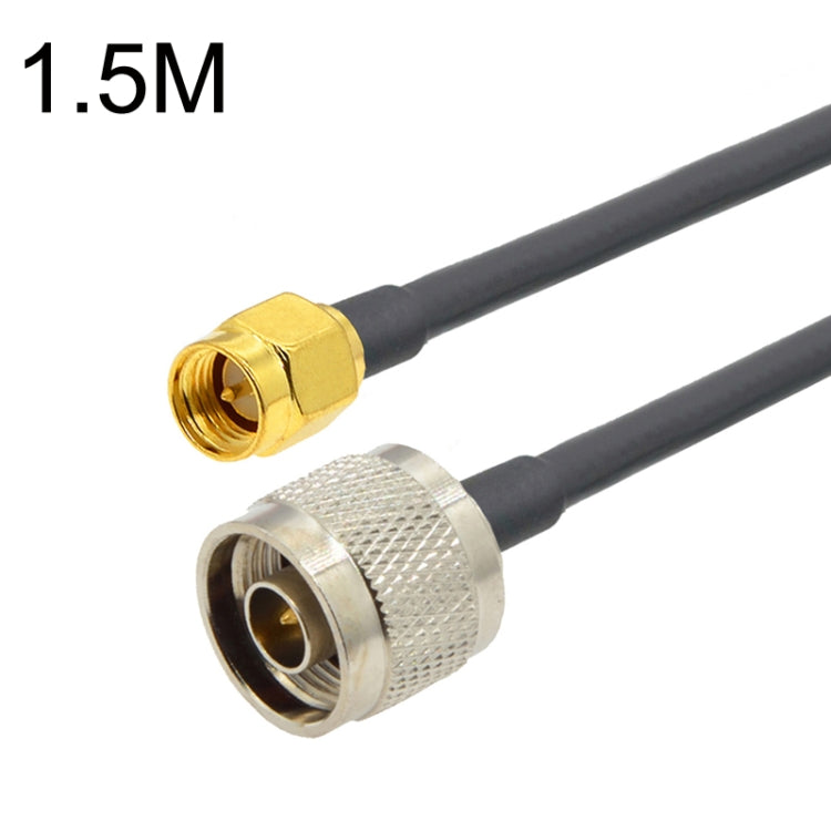 SMA Male to N Male RG58 Coaxial Adapter Cable, Cable Length:1.5m - Connectors by buy2fix | Online Shopping UK | buy2fix