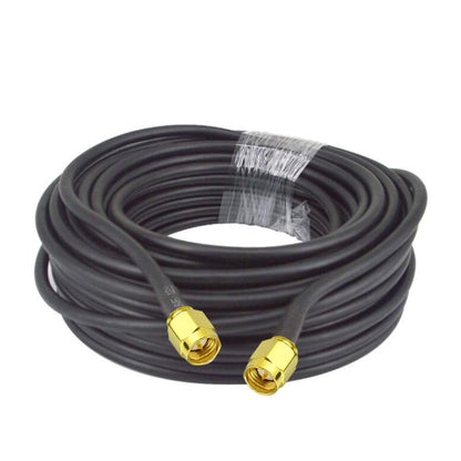 SMA Male To SMA Male RG58 Coaxial Adapter Cable, Cable Length:10m - Connectors by buy2fix | Online Shopping UK | buy2fix