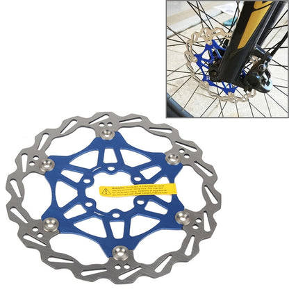 SNAIL FD-01 Mountain Bike Floating Disc Bicycle Brake Pad Six Nail Brake Disc, Size:180mm, Color:Blue - Bicycle Brake Parts by SNAIL | Online Shopping UK | buy2fix