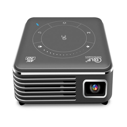 P11 854x480 DLP Mini Smart Projector With Infrared Remote Control, Android 9.0, 2GB+16GB, Support 2.4G/5G WiFi, Bluetooth, TF Card(Silver Gray) - Consumer Electronics by buy2fix | Online Shopping UK | buy2fix