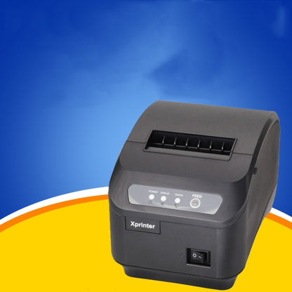 Xprinter XP-Q200II Thermal Small Receipt Printer Catering And Kitchen Receipt Printer 80mm Cutter, Interface Type:USB COM Interface(UK Plug) - Consumer Electronics by Xprinter | Online Shopping UK | buy2fix