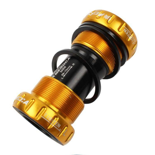 Meroca Mountain Bike Bottom Axle One Hollow Bb Bicycle Screw-In Bottom(Gold) - Bottom Brackets by buy2fix | Online Shopping UK | buy2fix