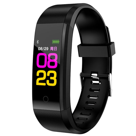 ID115 Plus Smart Bracelet Fitness Heart Rate Monitor Blood Pressure Pedometer Health Running Sports SmartWatch for IOS Android(black) - Smart Wear by buy2fix | Online Shopping UK | buy2fix