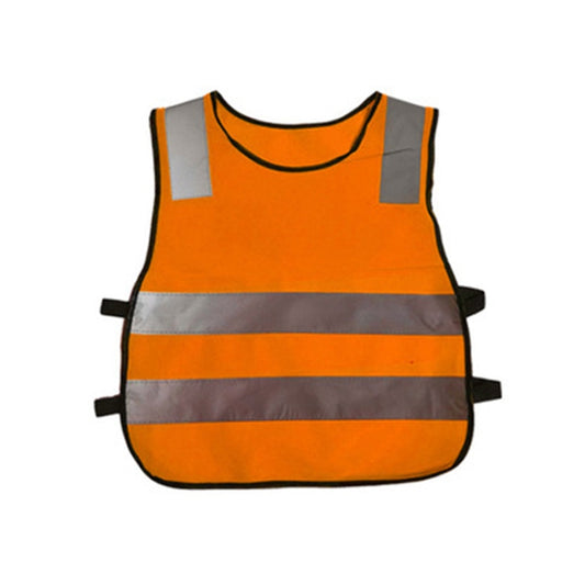 Safety Kids Reflective Stripes Clothing Children Reflective Vest(Orange) - Reflective Safety Clothing by buy2fix | Online Shopping UK | buy2fix