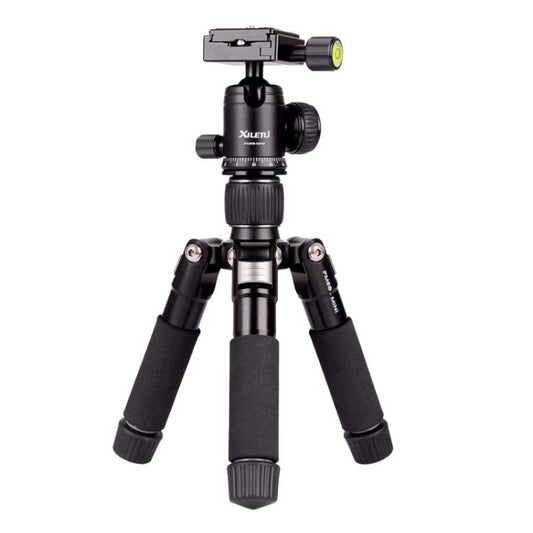 Xiletu FM5S-MINI 5-Section Folding Legs Mini Desktop Tripod Mount(Titanium) - Camera Accessories by Xiletu | Online Shopping UK | buy2fix