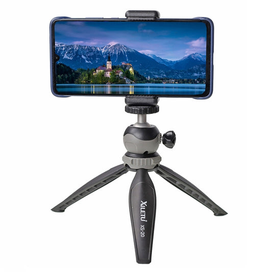 Xiletu XS-20 Desktop Ultra Convenient Lightweight Mini Mobile Phone Live Tripod - Stand by buy2fix | Online Shopping UK | buy2fix