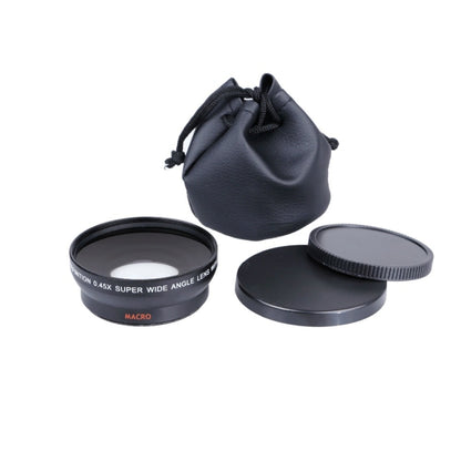 52mm 2 In 1 0.45x Wide-Angle + Macro Camera Lens - Camera Accessories by buy2fix | Online Shopping UK | buy2fix