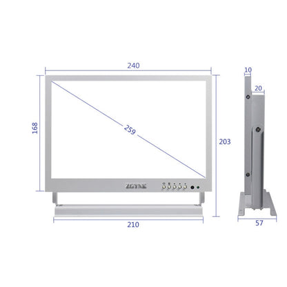 ZGYNK TB1016 10 Inch LCD Screen Ear Picking Equipment High-Definition Video Storage Display, US Plug, Specification: Regular Version - LCD Monitors by ZGYNK | Online Shopping UK | buy2fix