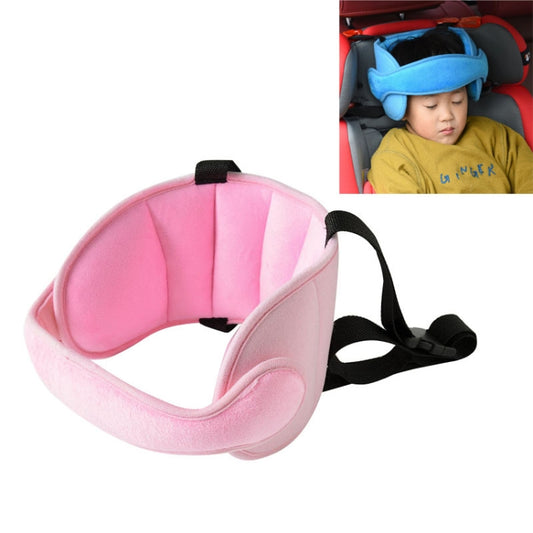 Child Car Seat Head Support Comfortable Safe Sleep Solution Pillows Neck Travel Stroller Soft Cushion(Pink) - Seat Belts & Padding by buy2fix | Online Shopping UK | buy2fix