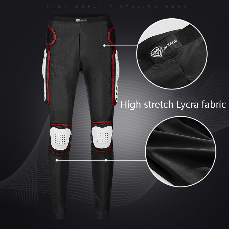 SULAITE Motorcycle Cross-Country Riding Trousers Protective Hip Pants, Specification: S(Red) - Protective Gear by SULAITE | Online Shopping UK | buy2fix