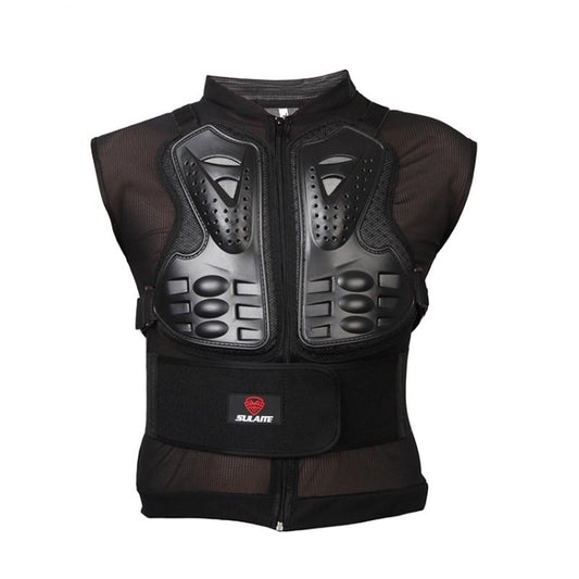 SULAITE GT-032 Motorcycle Racing Sleeveless Riding Protective Clothing, Specification: L(Black) - Protective Gear by SULAITE | Online Shopping UK | buy2fix