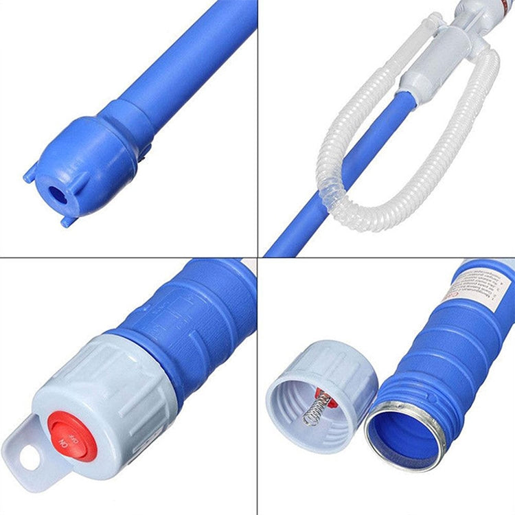 58cm Short Electric Oil Pump Oil Pipe Automotive Supplies Water Pump Oiler(Blue) - oil tank tubes & oil pumps by buy2fix | Online Shopping UK | buy2fix