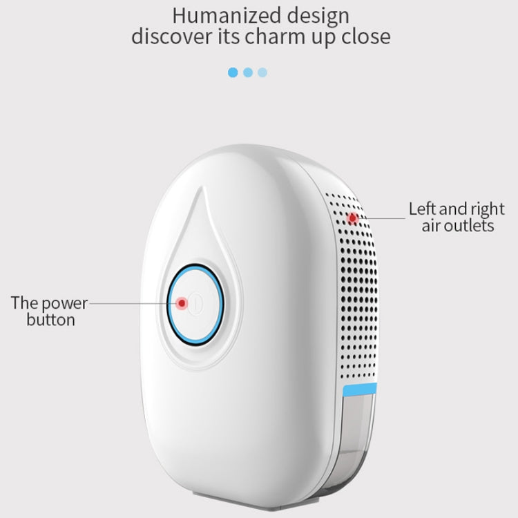 GZ-1901 Semiconductor Mini Dehumidifier Household Small Dehumidifier Bedroom Dehumidifier Moisture Absorber, Product specification: EU Plug(Fresh Blue) - Home & Garden by buy2fix | Online Shopping UK | buy2fix