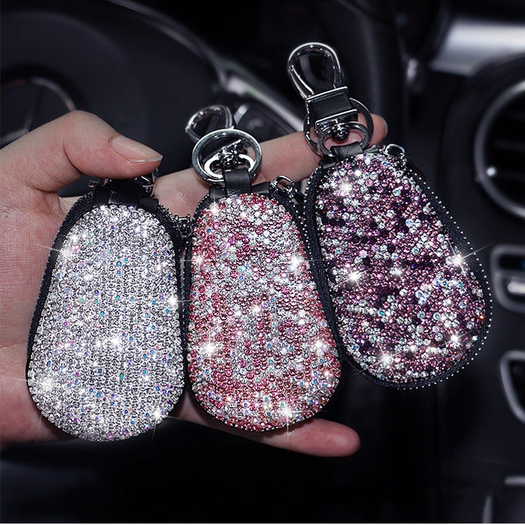 Diamond Car Gourd Key Case Car Key Case(White Diamond) - Car Key Cases by buy2fix | Online Shopping UK | buy2fix