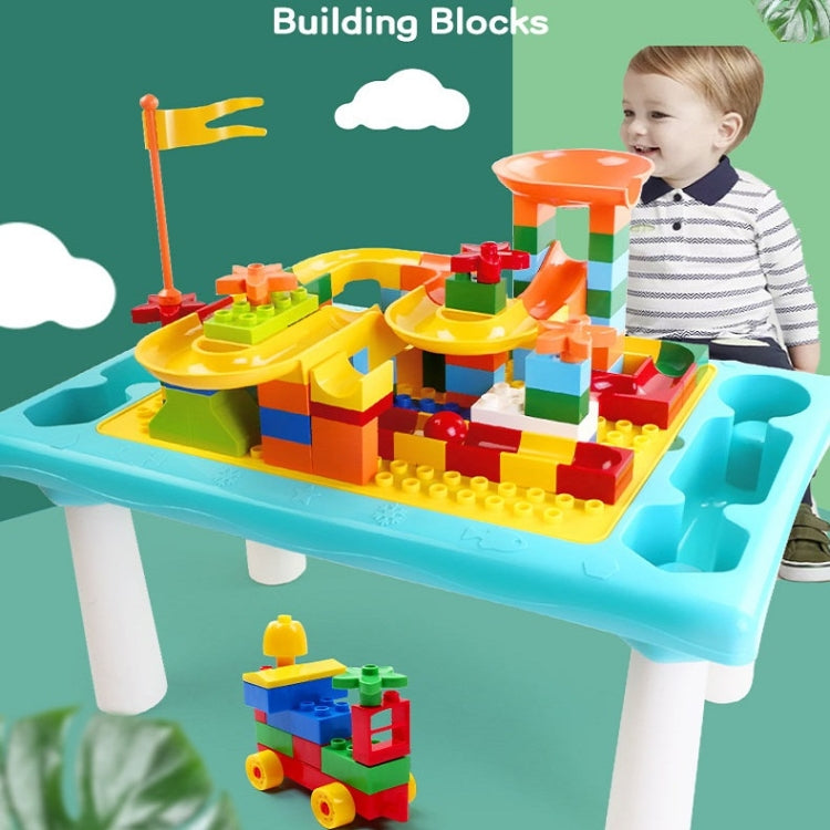 Multifunctional Building Table Learning Toy Puzzle Assembling Toy For Children, Style: Table + Chair + 101 Blocks - Building Blocks by buy2fix | Online Shopping UK | buy2fix