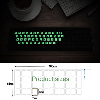 3 PCS Luminous Keyboard Stickers Notebook Desktop Computer Keyboard Stickers(English) - Silicone / Sticker by buy2fix | Online Shopping UK | buy2fix