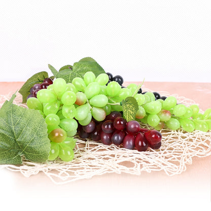 2 Bunches 85 Grain Agate Grapes Simulation Fruit Simulation Grapes PVC with Cream Grape Shoot Props - Camera Accessories by buy2fix | Online Shopping UK | buy2fix