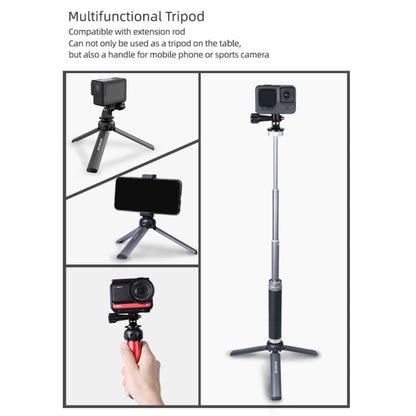 Sunnylife for Insta360 GO / DJI Osmo Action / GoPro Mount Bracket Stabilizer Aluminum Alloy Mini Tripod - DJI & GoPro Accessories by Sunnylife | Online Shopping UK | buy2fix