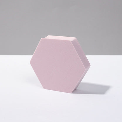 8 PCS Geometric Cube Photo Props Decorative Ornaments Photography Platform, Colour: Small Light Pink Hexagon - Camera Accessories by buy2fix | Online Shopping UK | buy2fix