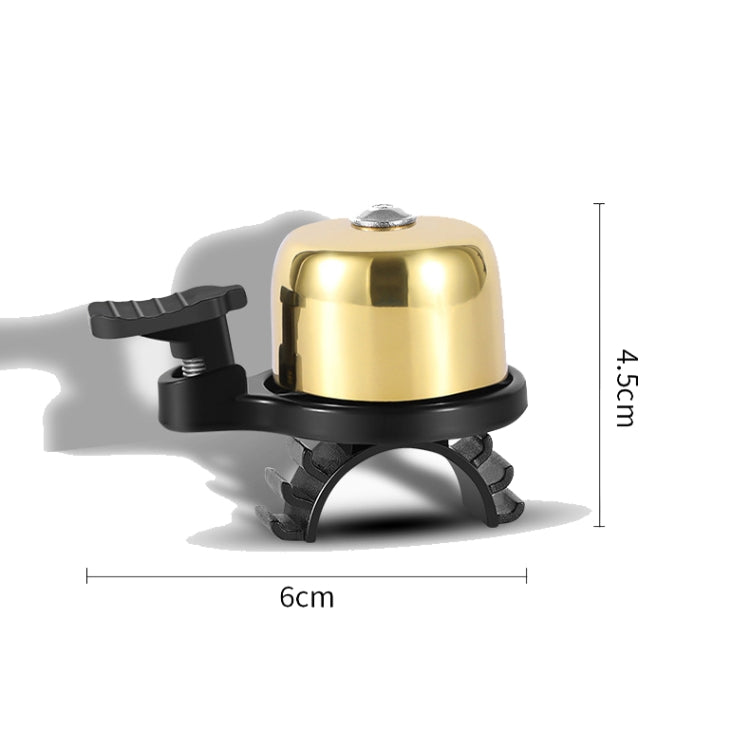 WEST BIKING YP0706048 Bicycle Copper Bell Mountain Bike Mini  Bell(Golden) - Bicycle Bells by WEST BIKING | Online Shopping UK | buy2fix