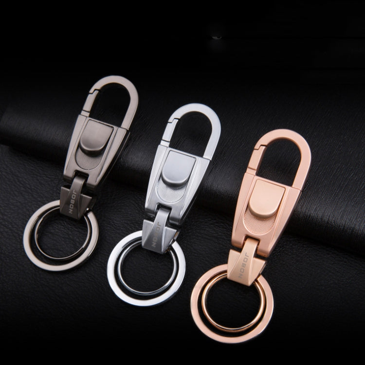 JOBON ZB-071 Men Waist Hang Keychain Simple Car Key Chain Pendant Keychain(Golden) - Key Rings by JOBON | Online Shopping UK | buy2fix