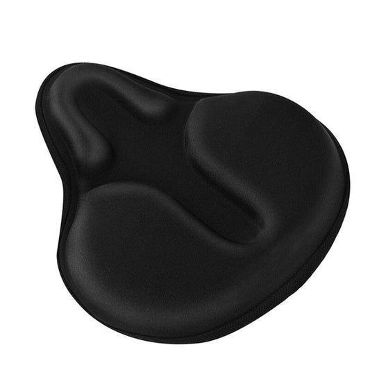 2 PCS Bicycle Cushion Cover Mountain Bike Road Bike Thickened Silicone Cushion Cover Riding Equipment(Black) - Outdoor & Sports by buy2fix | Online Shopping UK | buy2fix