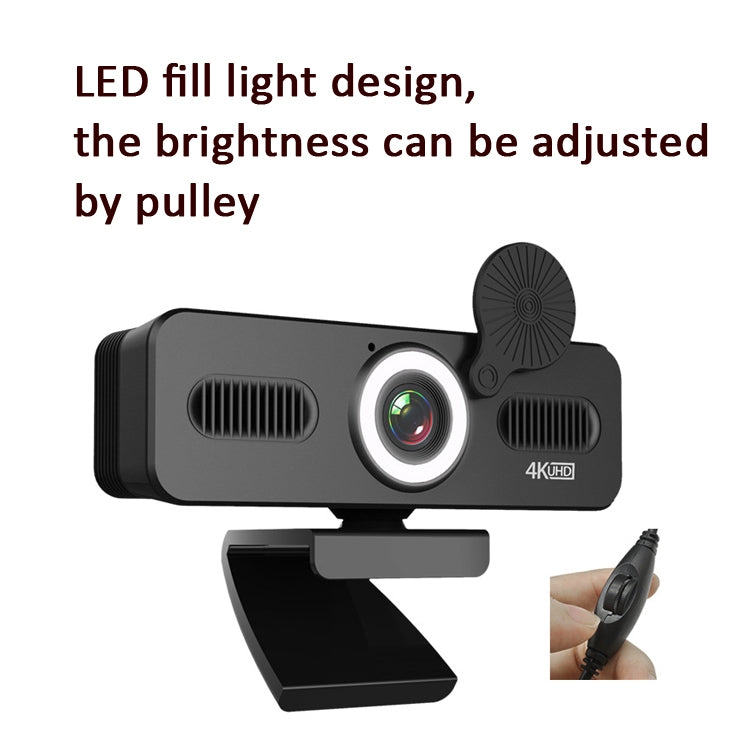 C360 1080P Network High-Definition Computer Camera Drive-Free Beautifying Light Camera with Omnidirectional Microphone, Cable Length: 1.8m - HD Camera by buy2fix | Online Shopping UK | buy2fix