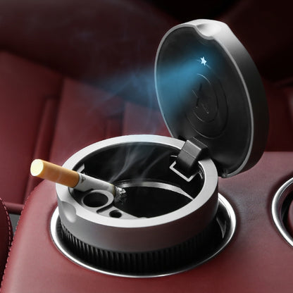 BEN.JACK Ashtray With Cover Personality Multi-Function Universal Car Ashtray(Dark Gray) - Ashtrays by BEN.JACK | Online Shopping UK | buy2fix