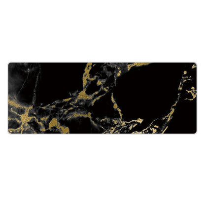 400x900x4mm Marbling Wear-Resistant Rubber Mouse Pad(Black Gold Marble) - Mouse Pads by buy2fix | Online Shopping UK | buy2fix