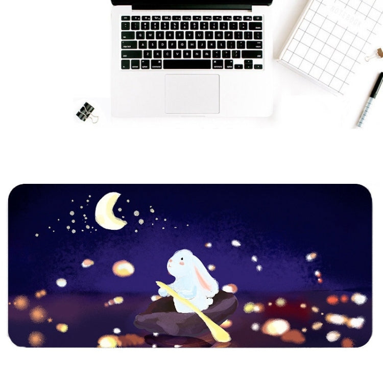 400x900x4mm illustration Cartoon Pattern Waterproof Non-Slip Mouse Pad(Three Cats) - Mouse Pads by buy2fix | Online Shopping UK | buy2fix