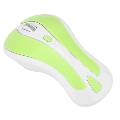 PR-01 1600 DPI 7 Keys Flying Squirrel Wireless Mouse 2.4G Gyroscope Game Mouse(White Green) - Wireless Mice by buy2fix | Online Shopping UK | buy2fix